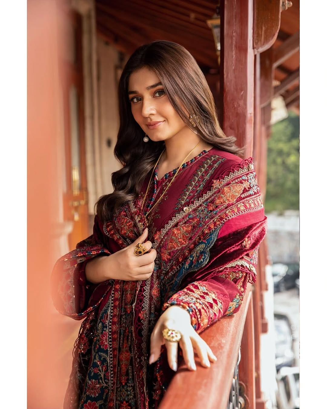 ✨ Designer Embroidered Roman Silk Suit with Pant & Dupatta