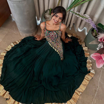 ✨ Exclusive Navratri Special Full Stitched Lehenga Choli