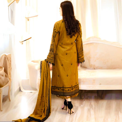 Designer Faux Georgette Top-Plazzo-Dupatta Set