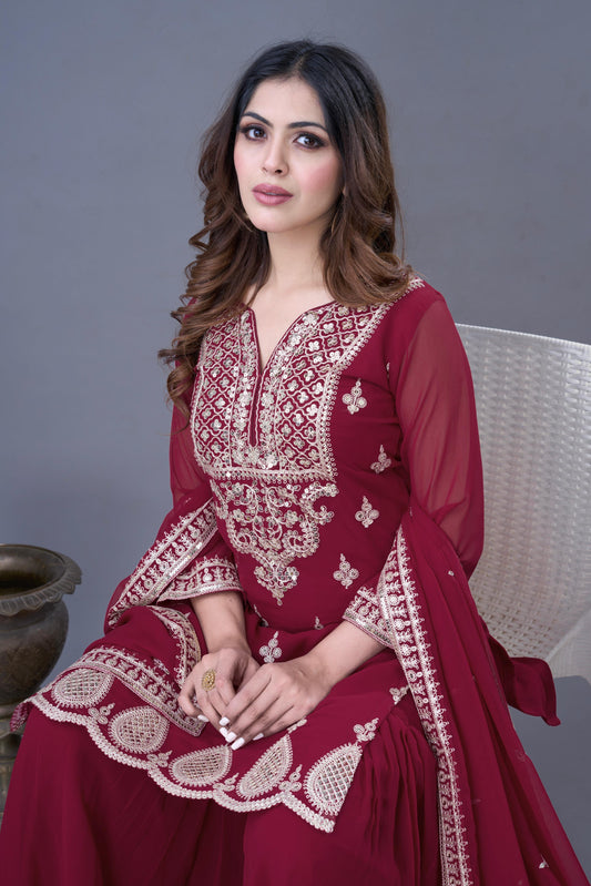 Designer Party Wear Sharara Set