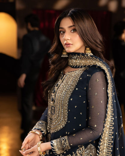 Heavy Embroidered Sharara Set