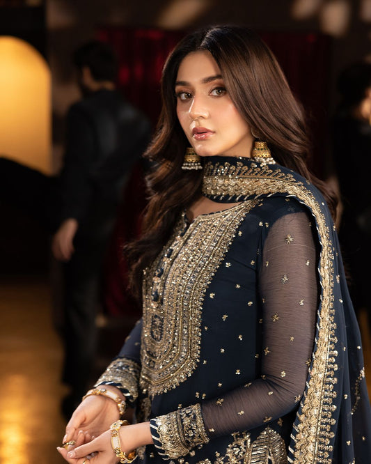 Heavy Embroidered Sharara Set