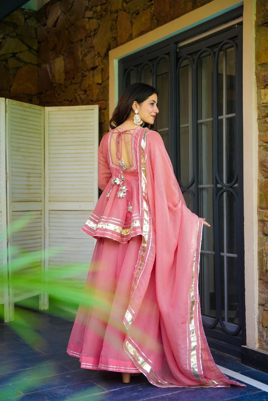 Premium Tabby Organza Sharara Set with Dupatta – Ready to Wear Ethnic Elegance