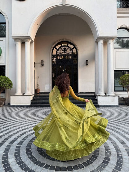 Designer Kediya Style Lehenga Set – Butterfly Net
