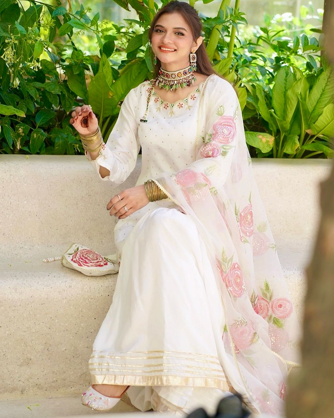 Premium Designer Party Wear Set in Pure Crepe