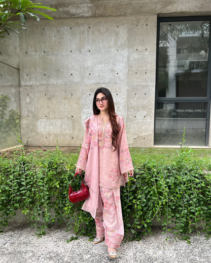 Designer Faux Georgette Co-Ord Set