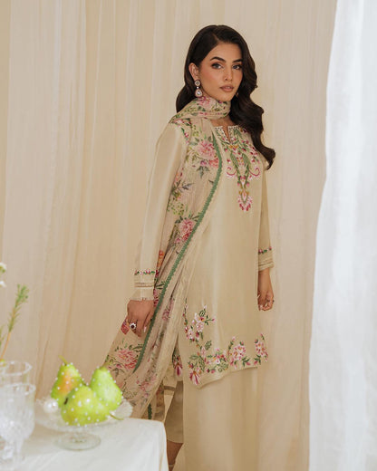 Premium Designer Party Wear Crepe Top & Farshi Palazzo Set with Printed Dupatta
