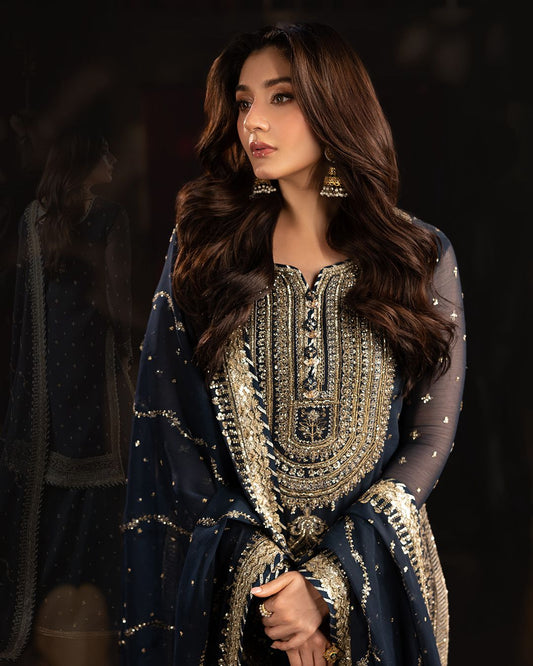 Heavy Embroidered Sharara Set